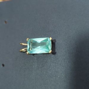 UTC 925 sterling silver sea foam green pendant